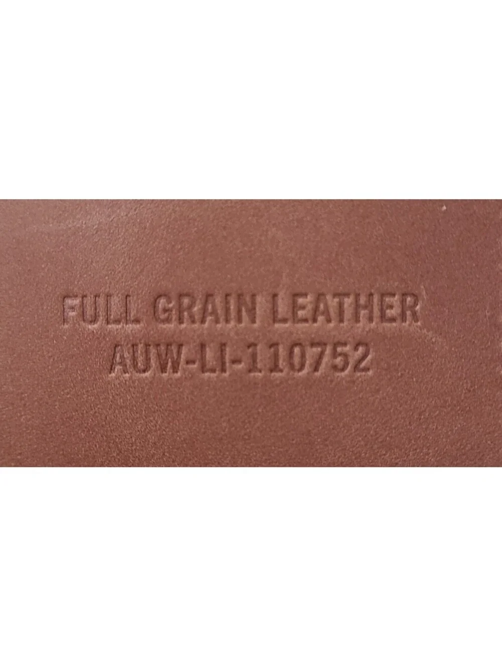 Ridge bifold leather